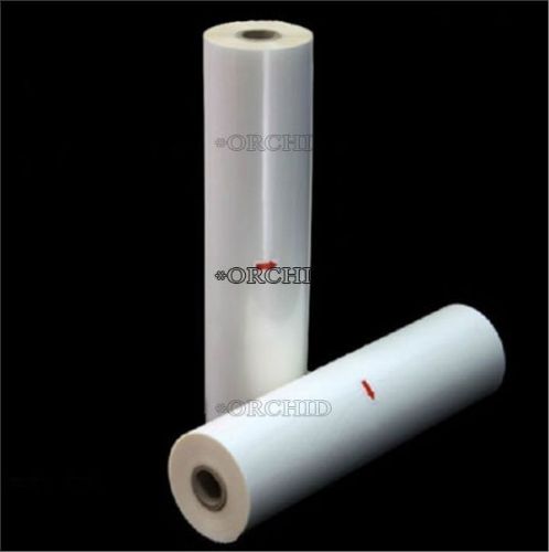 Rolls hot lamination 2 laminate 12.6&#034;x laminating film glossy 1&#034; core 656&#039; 1mil for sale