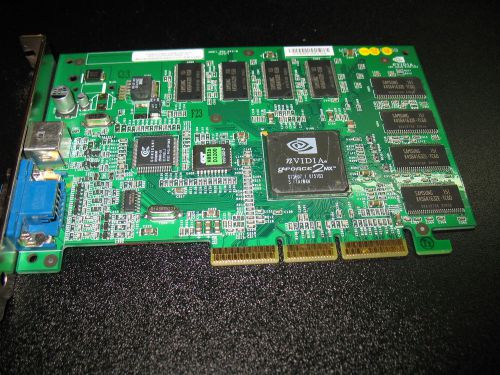 Dell 03K595 nVIDIA GeForce2mx 600-10036-0100-AP4 AGP Graphic Card Tested Good