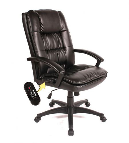 High Back Leather Massage Chair Gaming Office Seat Office Furniture Desk Decore