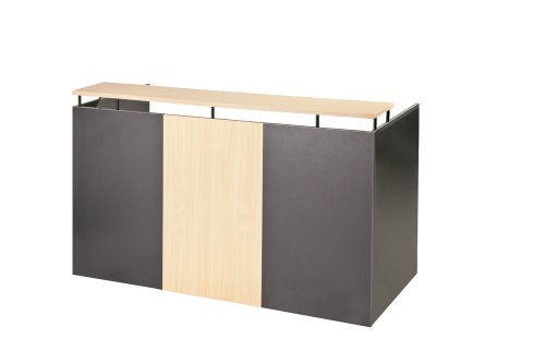 New office furniture reception desk front shop counter beech can be assembled for sale