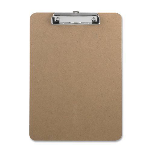 Sparco clipboard - 9&#034; x 12.50&#034; - hardboard - brown (spr20894) for sale