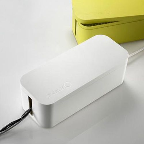 Cable O, White Cable Organizer for Multi Tap, 1 ~ 6 Sockets