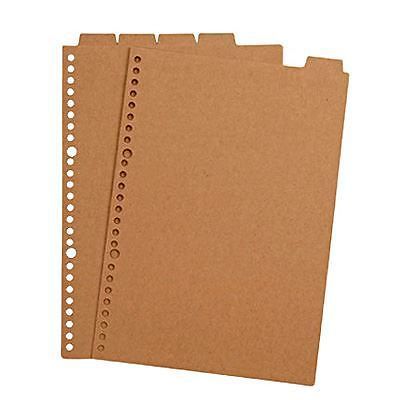 MUJI Moma Recycled paper index B5 beige 26 holes 5 mountain from Japan New
