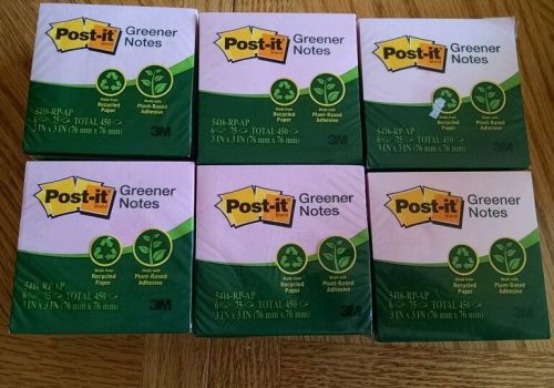 New Post-it Greener Sticky Notes 36 pads 2,700 sheets total