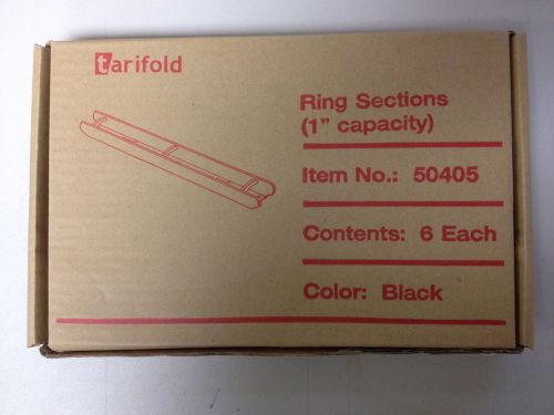New tarifold 50405, catalog rack 6 1&#034; ring sections black 10 1/4&#034; high free ship for sale