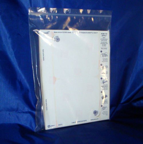 AVERY After Burner CD DVD Full-Face Matte Ink Jet Labels Pack of 90 8832TM NEW
