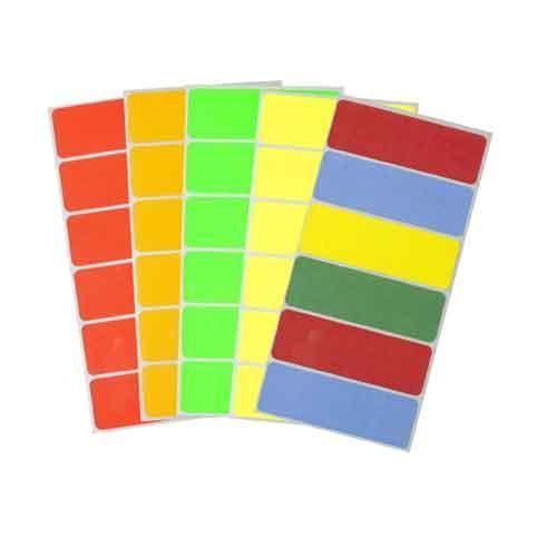 Chartpak Labels Removable 1&#039;&#039; x 3&#039;&#039; 200 Count Yellow Glow