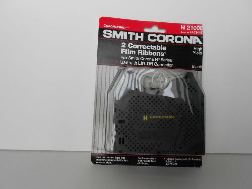 Genuine Smith Corona H21000 Correctable Film Ribbons 2-Pack H21500 H63446