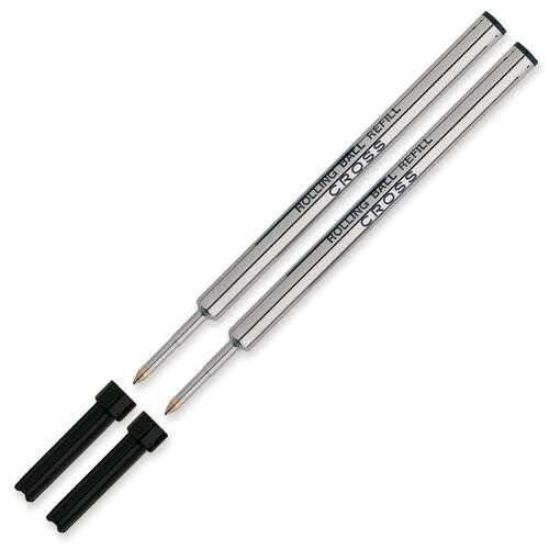 LOT OF 4 Cross Selectip Rollerball Refill - Medium - Black For Pen - 2 / Pack