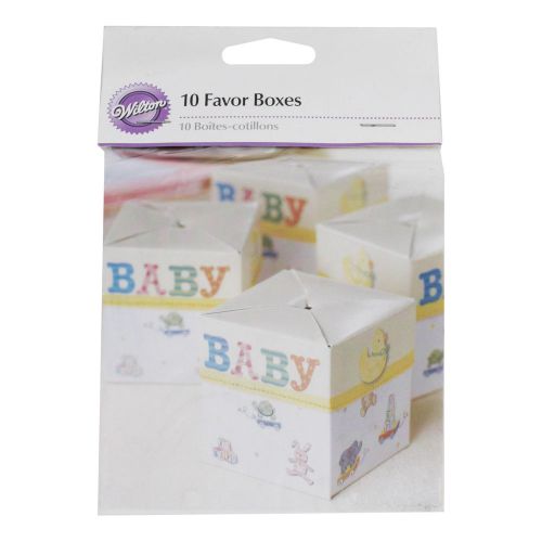 Wilton Favor Boxes, Baby Designs, 10/Pack