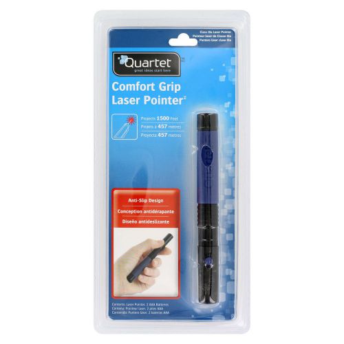 Quartet comfort grip blue laser pointer for sale