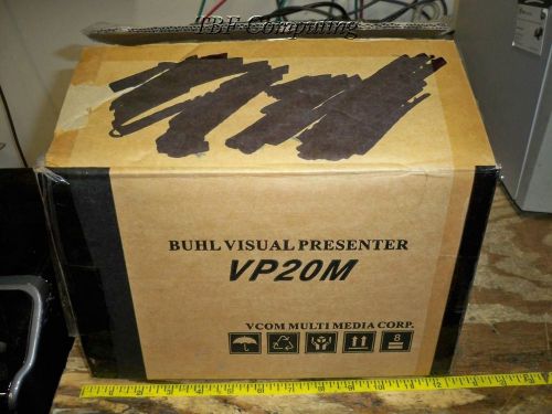 New buhl vp20m visual presenter document camera w/cables+power supply for sale