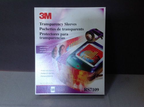 3M Transparency Film Sleeves Protectors Flip Frame RS7109 50 Sheets