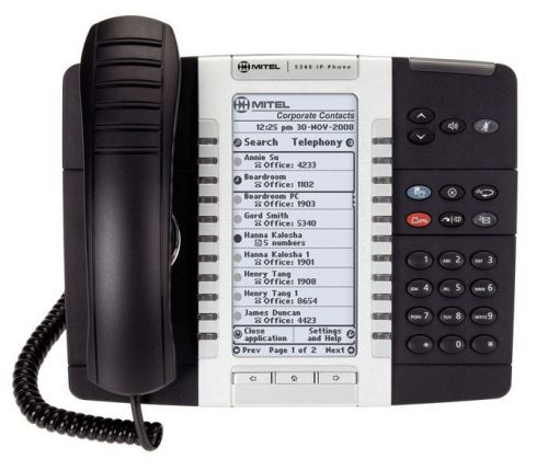 Fully Refurbished Mitel 50005071 5340 IP Backlit Telephone Set