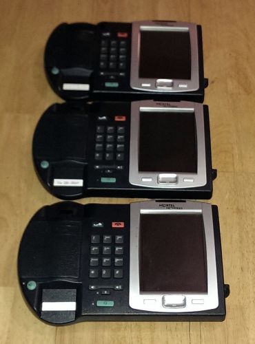 Nortel Networks NTDU96 Touch Screen IP VOIP Phone 2007 Lot of 3 Set