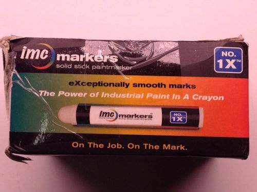 IMC MARKS NO.1X Solid Stick PaintMarkers, 12pk (A001)