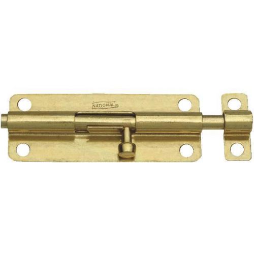 National mfg. n151761 steel door barrel bolt-5&#034; brs barrel bolt for sale