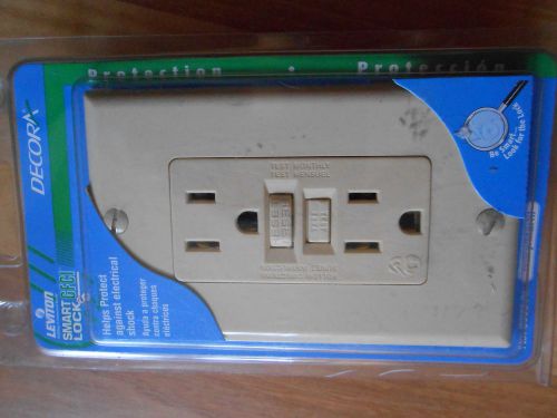 Leviton shock  gfci duplex outlet 20a-125v feed-through for sale