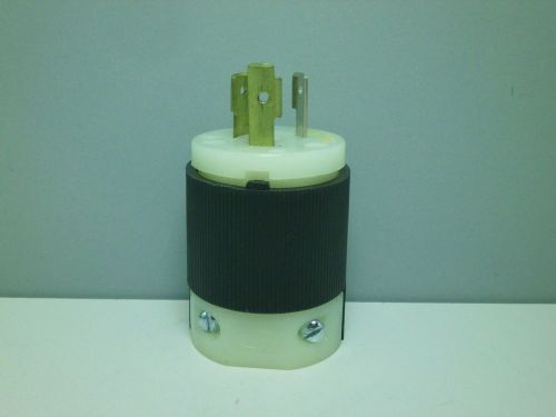 Hubbell 2311 Turn-Twist-Lock Locking Plug 20A 125V 2-Pole 3-Wire L5-20P