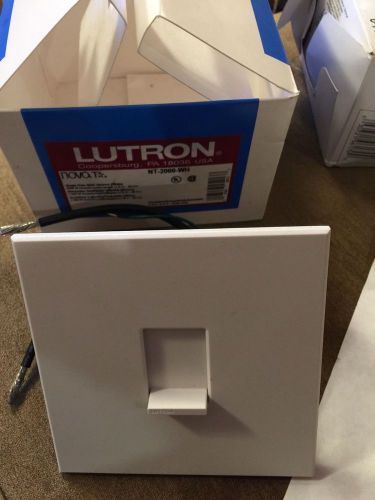 Lutron Electronics NT-2000-WH Nova T Slide-to-Off Dimmer - White