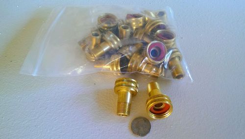 Brass hose adapter