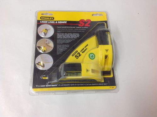 Stanley 77-188 S2  Laser Level Square w/Case Layout Tool. NEW IN PACKAGE