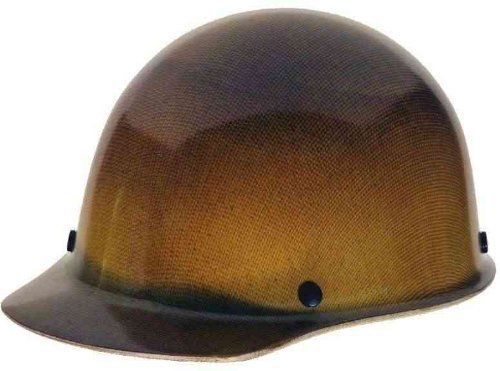 Msa safety works 475395 skullgard hard hat w/ ratcheting suspension &amp; front brim for sale
