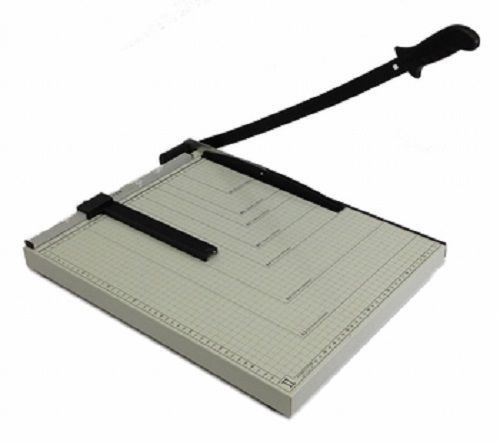 PAPER CUTTER 15 x 12&#034; inch METAL BASE TRIMMER Scrap booking Guillotine Blade New