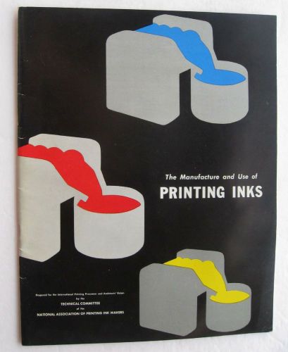 The Manufacture &amp; Use Of Printing Inks