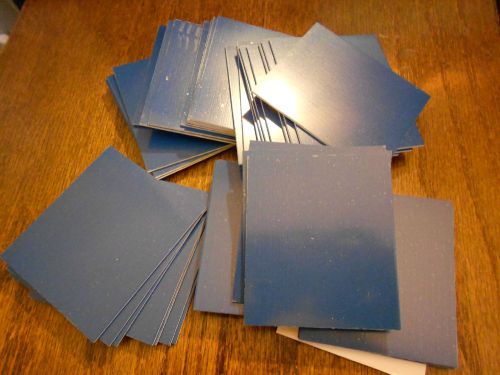 engraving plastic blank plates Qty. 25 blue plates
