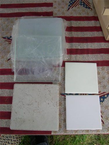 Lot Of 8 Assorted Sublimation Tiles &amp; Glass 6&#034; 4 1/2&#034;