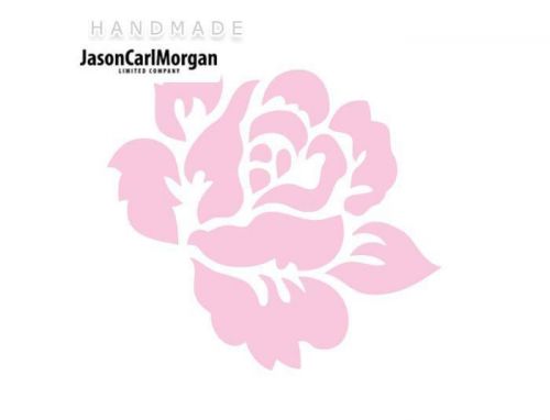 JCM® Iron On Applique Decal, English Rose Soft Pink