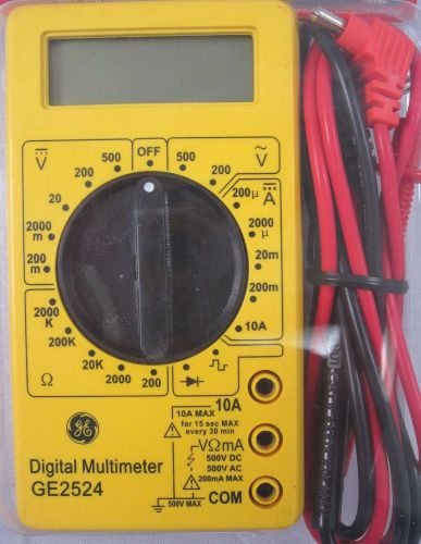 Digital Multimeter GE2524 17 Range 6 Function Measure Voltage AC &amp; DC
