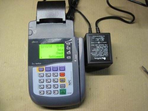 Verifone Omni 3200 Credit Card Terminal With Power Adapter *FREE U.S. S/H*