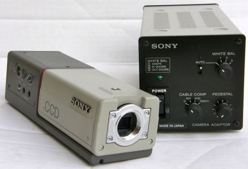 BARGAIN Sony CCD Pro DXC-102P CCTV Camera + CMA10 Adaptor