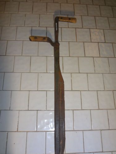 ANTIQUE VINTAGE &#034;THE AMERICAN&#034; HAY SAW~PAT&#039;D 1898~INDUSTRIAL~STEAMPUNK~FARM TOOL