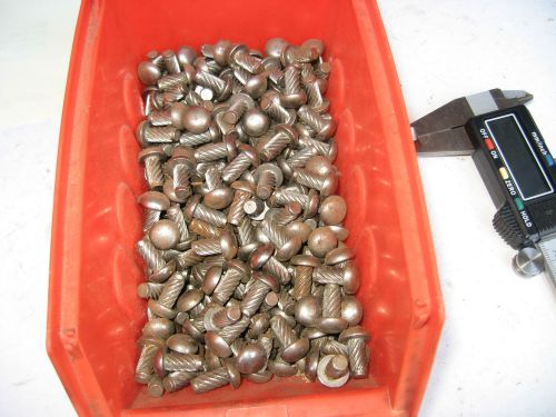 Rivets. Knock in Taptite type x 10.    5.9mm dia  x 12 mm long under domed head.