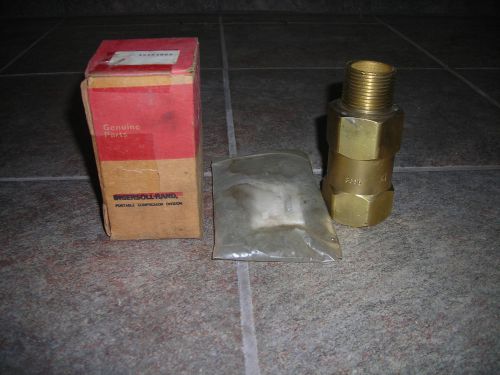 Ingersoll rand 1&#034; brass compressor in-line safety check valve part # 35363803 for sale