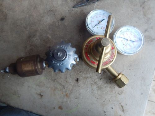 &#034;harris&#034;  model 425-125 regulator  w/ecii valve and check valve for sale