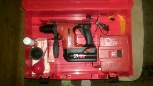 Hilti te 6-a 04-0152083 cordless rotary hammer drill kit 36v nicd for sale