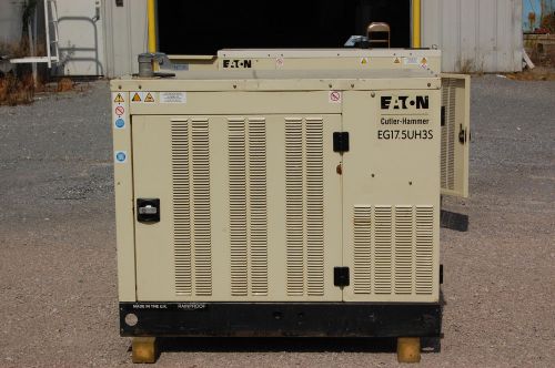 2005 eaton 20kw natural gas generator - used for sale