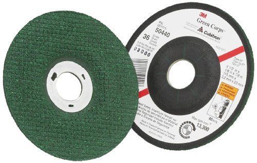 3M 00051111504444 (TM) Green Corps(TM) Flexible Grinding Wheel, Ceramic Aluminum
