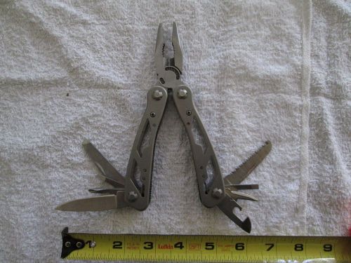 Stanley Utility Tool: Pliers, Knife, screwdrivers, file, saw, punch, can opener