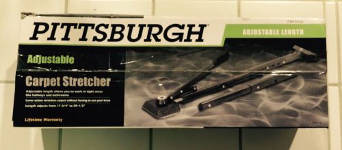 Adjustable Carpet Stretcher- Pittsburgh NEW IN BOX!  LIFETIME WARRANTY &amp; GIFT!