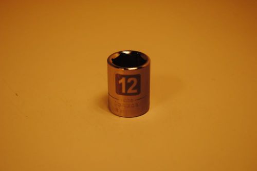 Craftsman 1/4 in. drive Metric #12 socket Used Tool