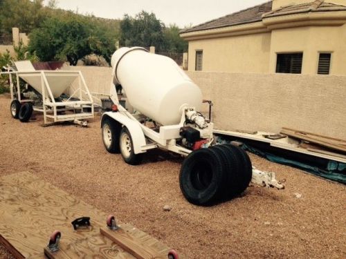 U-cart concrete starter system which includes ls-1 loader &amp; mt-1 mixer (1-yard) for sale
