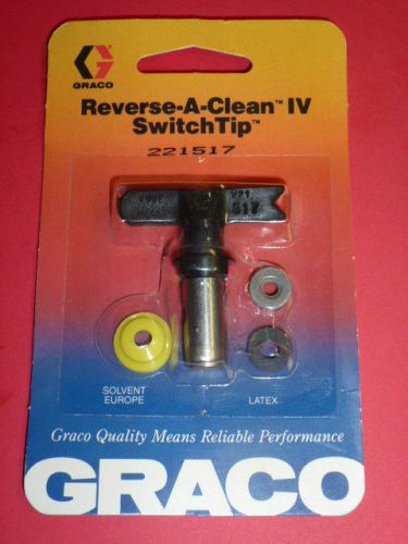 GRACO REVERSE A CLEAN IV, SWITCHTIP, SPRAY TIP, PART# 221517