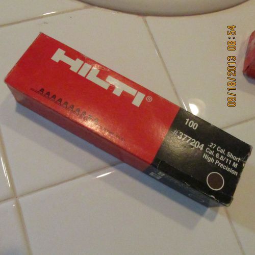 hilti Powder-actuated cartridge 6.8/11 M brown #377204 for dx351bt    NEW IN BOX