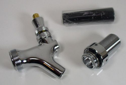 Chrome Draft Beer Faucet with 2&#034; Shank and Handle