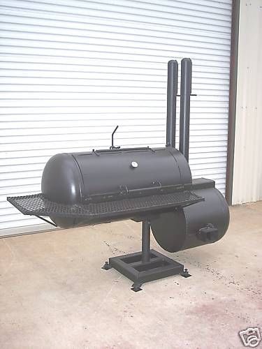 New custom bbq pit smoker charcoal grill 360 stand for sale